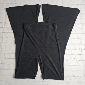 Dilvin Black High Waisted Flare‎ Bell Bottom Leggings Womens Size Medium M